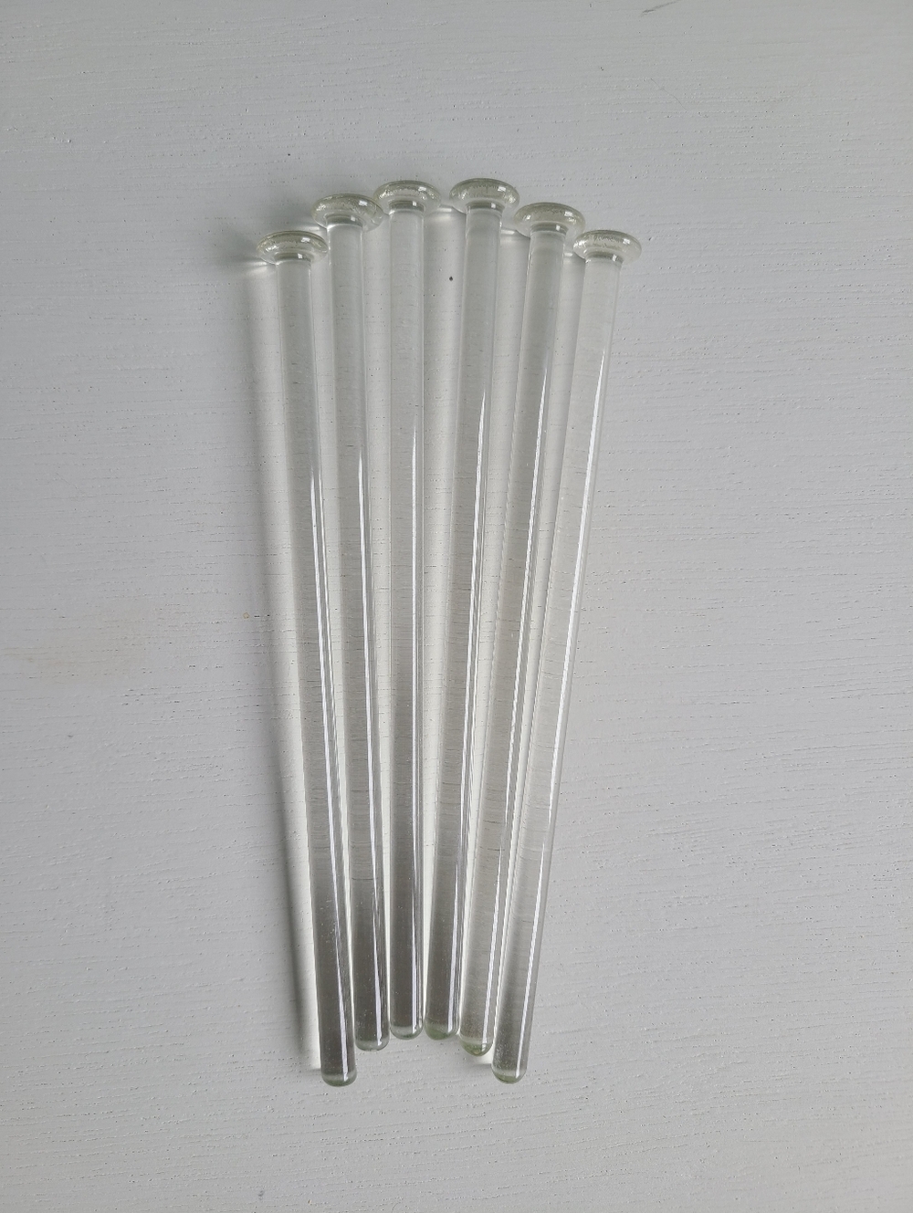 Vintage Glass Cocktail Stirrers